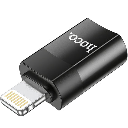 Adapter za prijenos podataka i punjenje USB-C - Lightning HOCO UA17, Crni