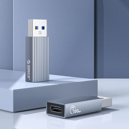 Adapter za podatke i punjenje USB-C - USB-A Orico AH-AC10, Sivi