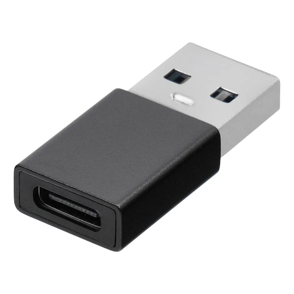 USB-C - USB-A Blue Star adapter za podatke i punjenje, crni