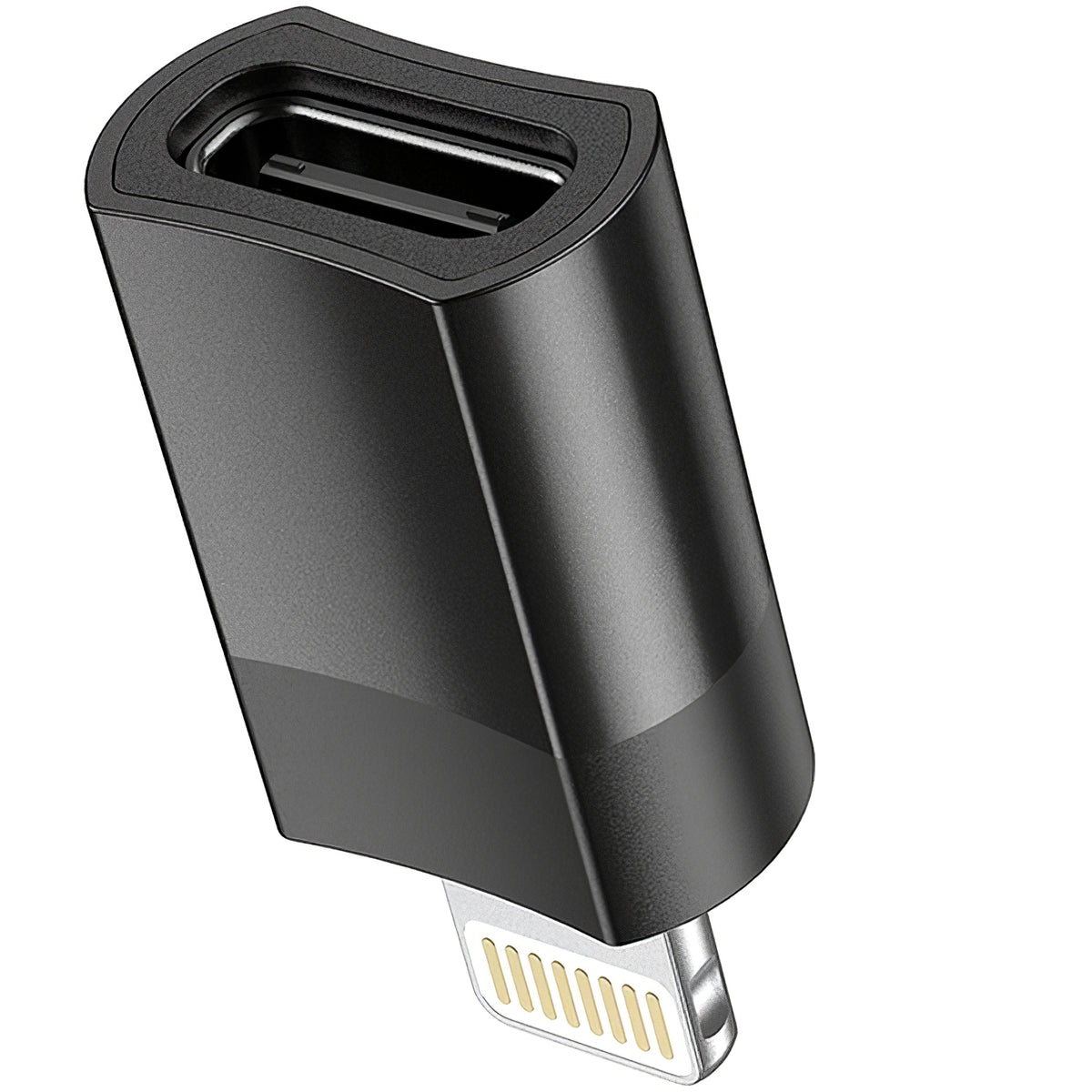 Adapter za prenos podataka i punjenje USB-C - Lightning HOCO UA17, Crni