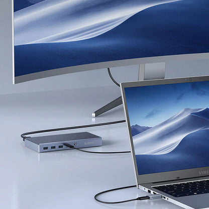 Adapter za podatke i punjenje USB-C - USB-A Orico AH-AC10, Sivi