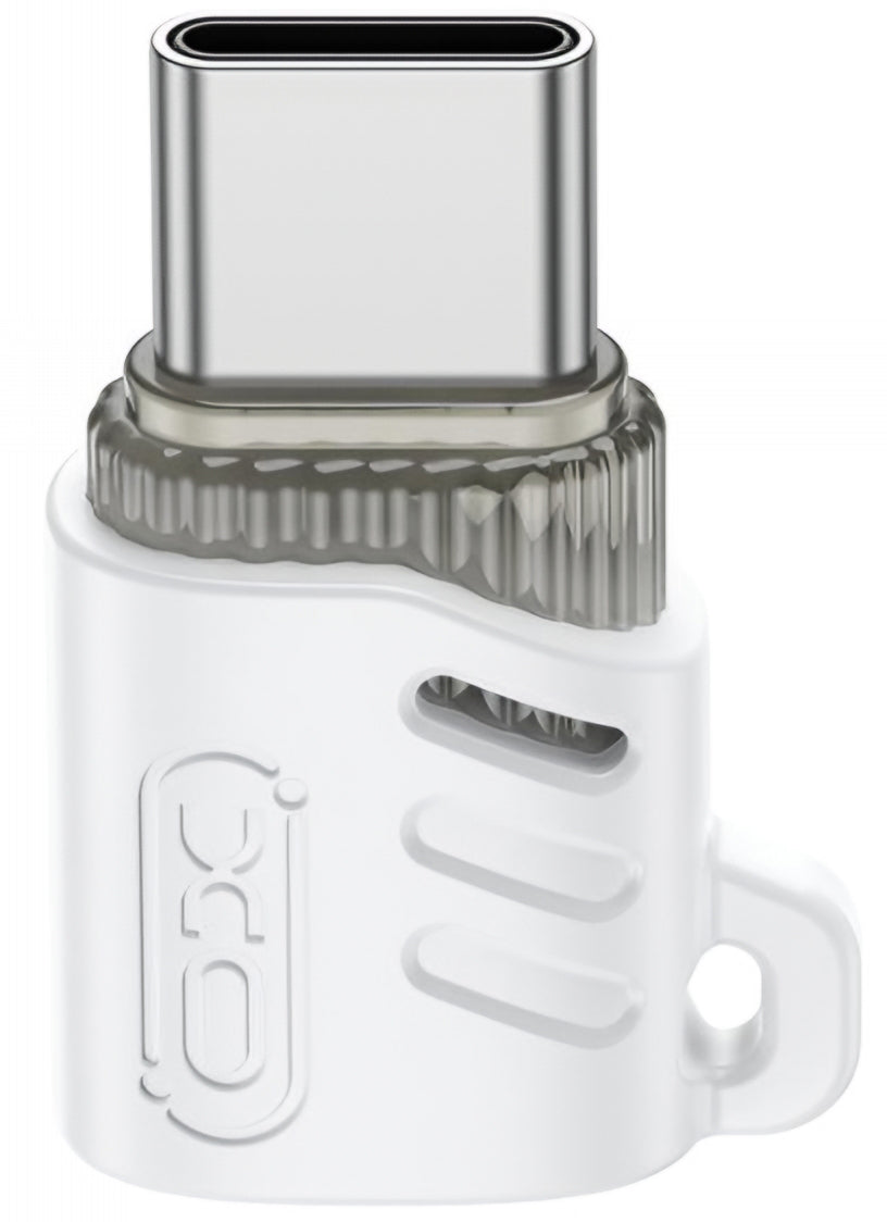 Adapter za podatke i punjenje microUSB - USB-C XO Design NB256G, Beli