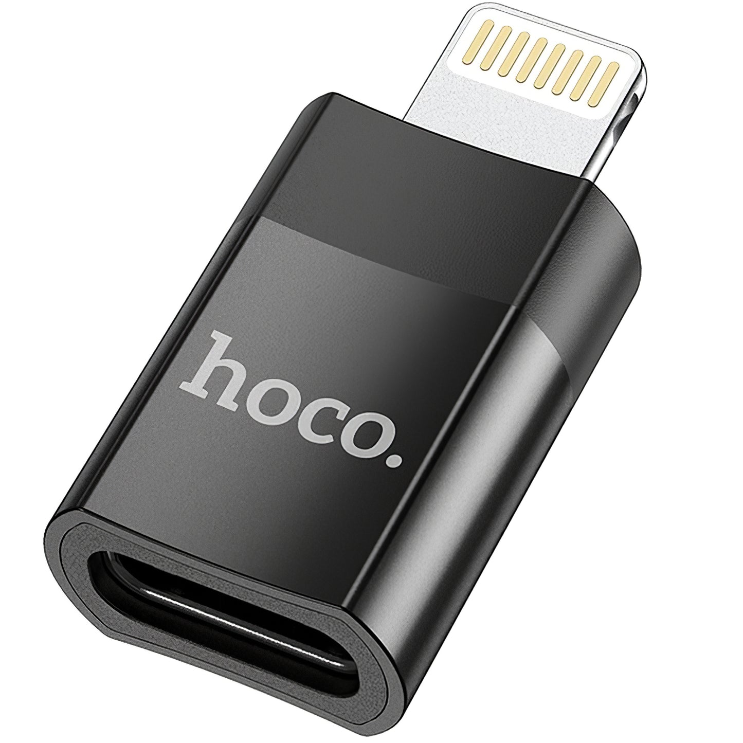 Adapter za prijenos podataka i punjenje USB-C - Lightning HOCO UA17, Crni