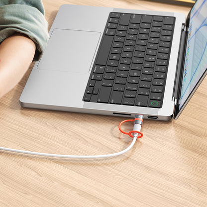 Adapter za podatke i punjenje Lightning - USB-C McDodo OT-5530, Sivi