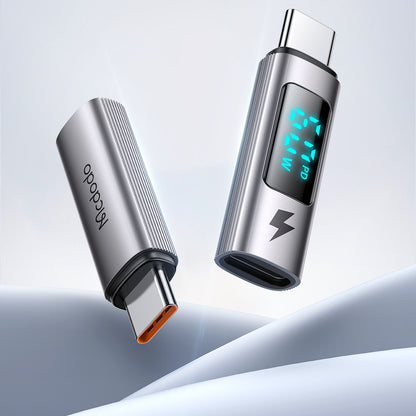 Adapter za podatke i punjenje Lightning - USB-C McDodo OT-5990 Wales Display, Crni