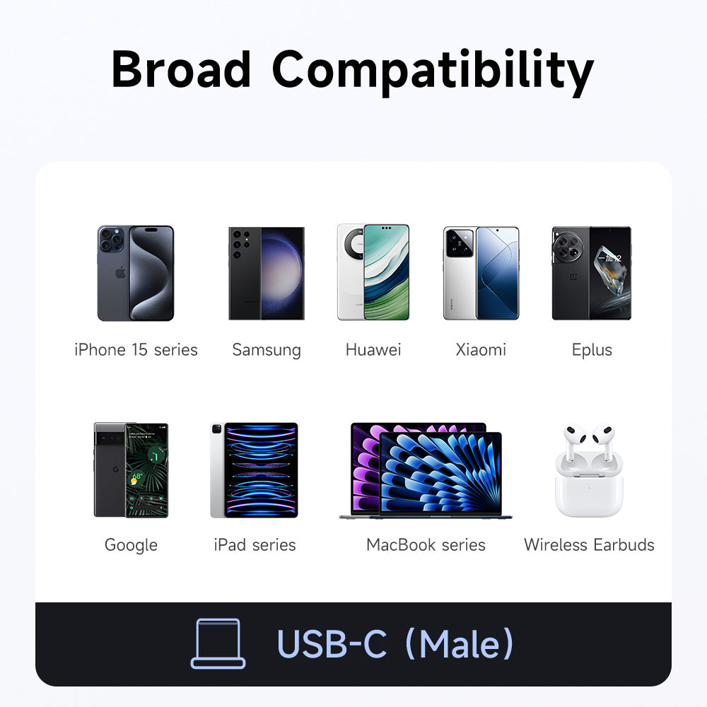 Adaptor Date i Punjenje Lightning - USB-C McDodo OT-6010 Power Off, Crni
