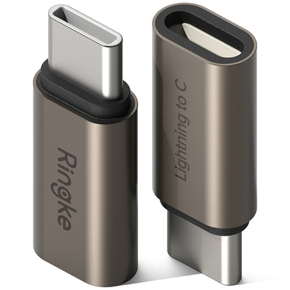 Adaptor Date i Punjenje Lightning - USB-C Ringke, Braon, Set 2 komada