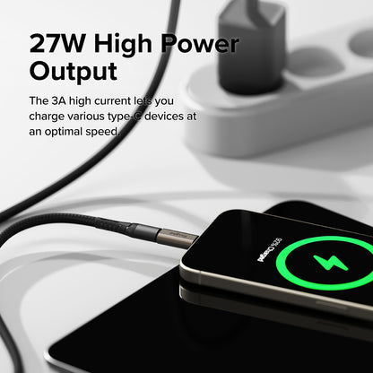 Adaptor Date i Punjenje Lightning - USB-C Ringke, Braon, Set 2 komada