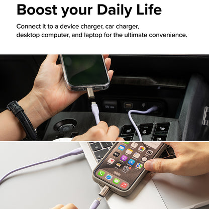 Adaptor Date i Punjenje Lightning - USB-C Ringke, Braon, Set 2 komada