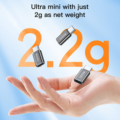 Adaptor za podatke i punjenje Lightning - USB-C Yesido GS22, Sivi