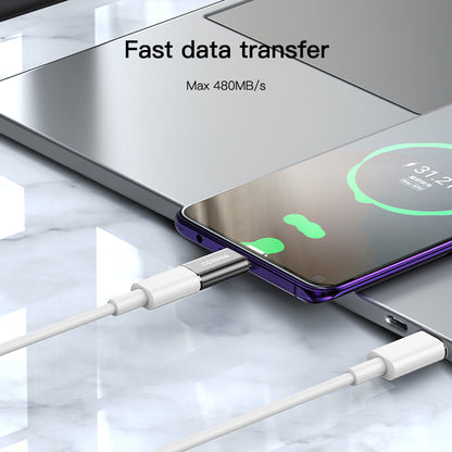 Adaptor za podatke i punjenje Lightning - USB-C Yesido GS22, Sivi