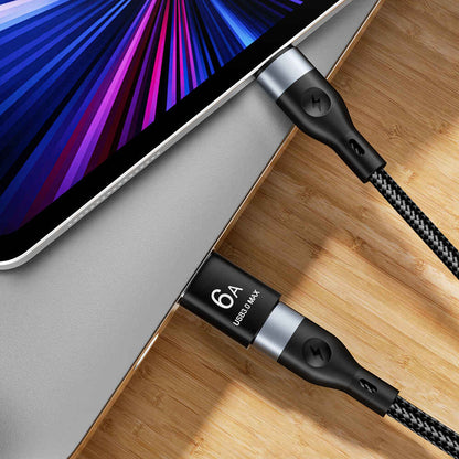 Adaptor Date i Punjenje USB-C - USB-A Techsuit A5 HyperPort, Crno Narandžasti