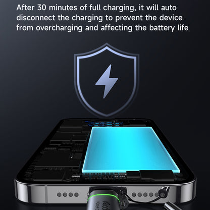 Adaptor Date i Punjenje USB-C - Lightning McDodo OT-2590 Power Off, Crni