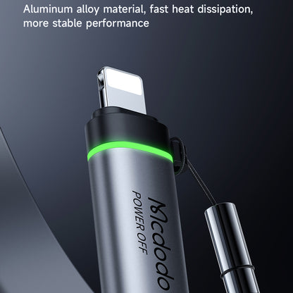 Adaptor Date i Punjenje USB-C - Lightning McDodo OT-2590 Power Off, Crni