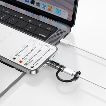 Adapter za podatke i punjenje USB-C - Lightning McDodo OT-2610 Pigeon Display, Crni