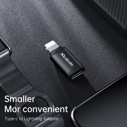 Adapter za podatke i punjenje USB-C - Lightning McDodo OT-7680, Crni