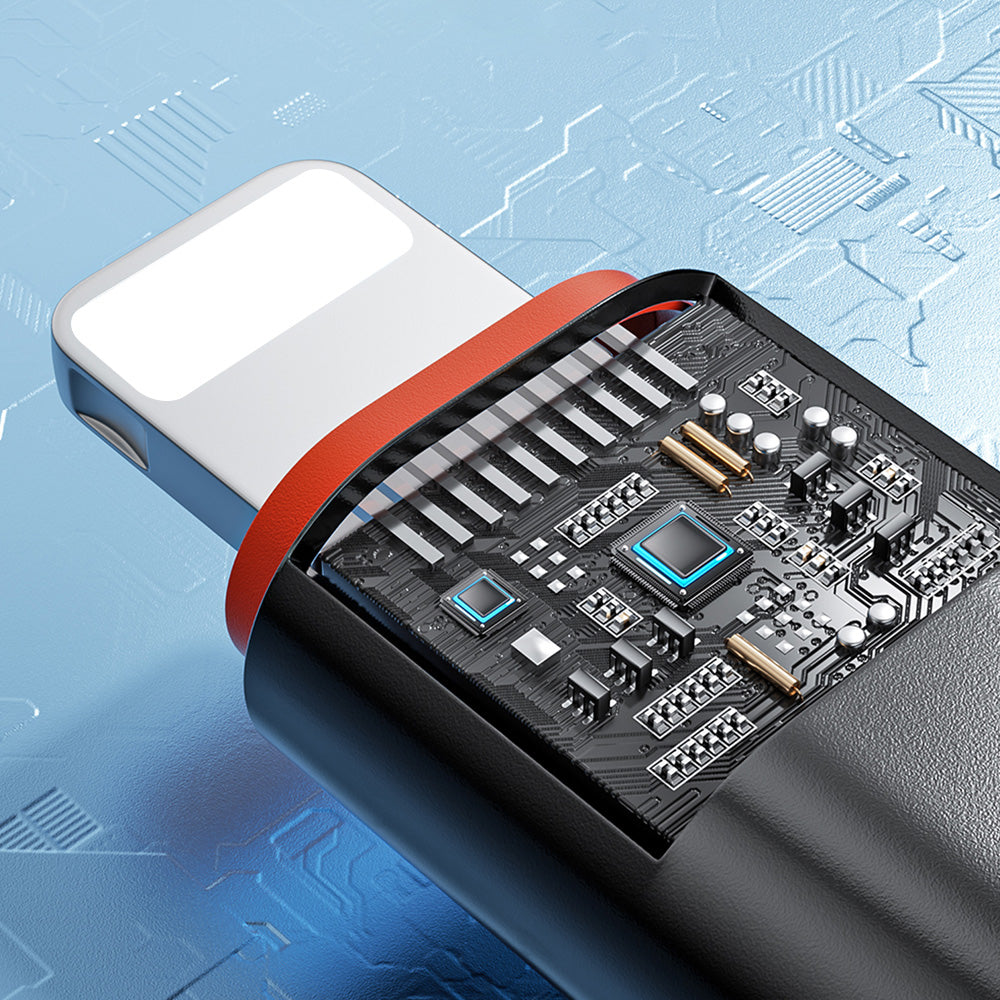 Adapter za podatke i punjenje USB-C - Lightning Techsuit A3 HyperPort, Crno Narandžasti