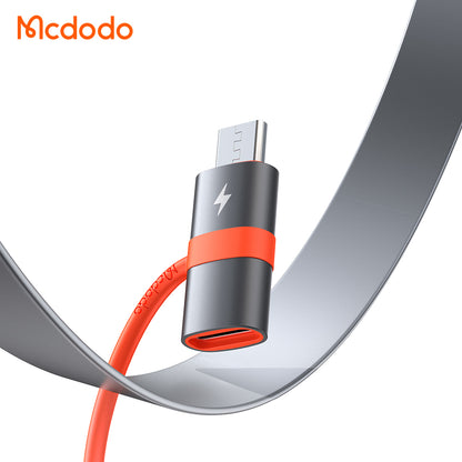 Adapter za podatke i punjenje USB-C - microUSB McDodo OT-3820, Sivi