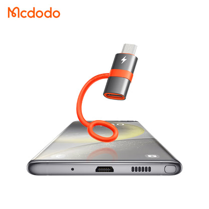 Adapter za podatke i punjenje USB-C - microUSB McDodo OT-3820, Sivi