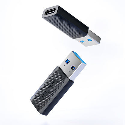 Adapter za podatke i punjenje USB-C - USB-A Acefast J2, Crni