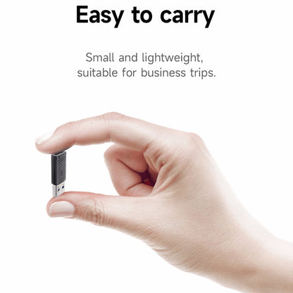 Adapter za podatke i punjenje USB-C - USB-A Acefast J2, Crni