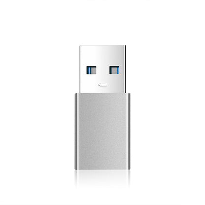 Adapter za prenos podataka i punjenje USB-C - USB-A Fixed, Sivi