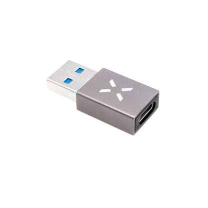 Adapter za prenos podataka i punjenje USB-C - USB-A Fixed, Sivi