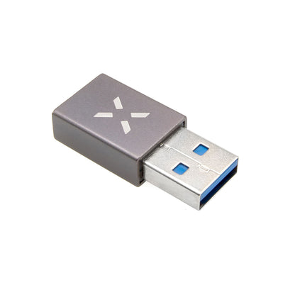 Adapter za prenos podataka i punjenje USB-C - USB-A Fixed, Sivi