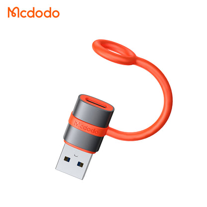 Adapter za podatke i punjenje USB-C - USB-A McDodo OT-3800, Sivi