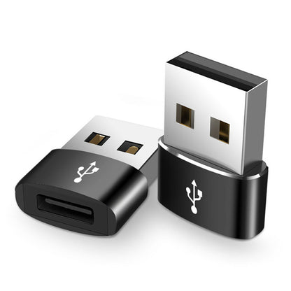 Adapter za podatke i punjenje USB-C - USB-A Techsuit, Crni
