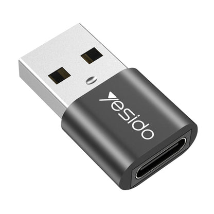 Adaptor za prenos podataka i punjenje USB-C - USB-A Yesido GS09, Crni
