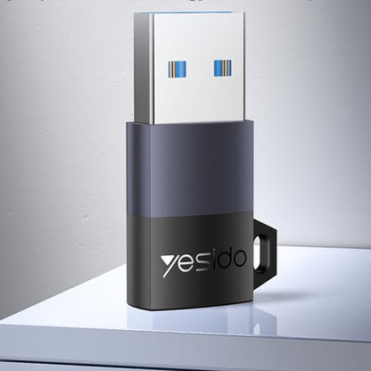 Adapter za podatke i punjenje USB-C - USB-A Yesido GS34, Sivi
