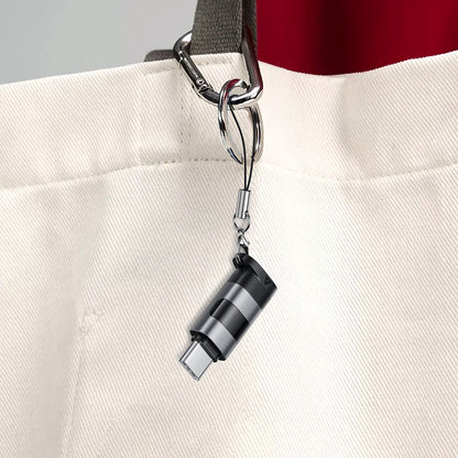 Adapter za podatke i punjenje USB-C - USB-C Acefast J9 Display, Sivi