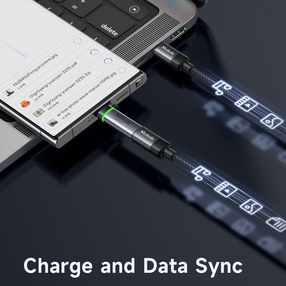 Adaptor Date i Punjenje USB-C - USB-C McDodo OT-2450 Power Off, Crni