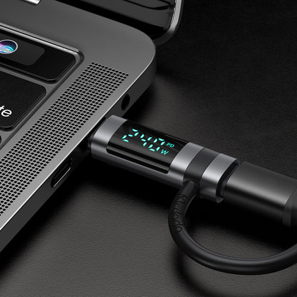 Adaptor Date si Incarcare USB-C - USB-C McDodo OT-2620 Pigeon Display, Negru