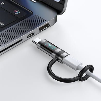 Adaptor Date si Incarcare USB-C - USB-C McDodo OT-2620 Pigeon Display, Negru