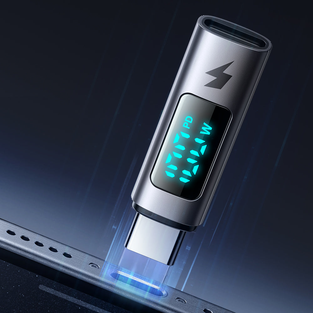 Adapter za podatke i punjenje USB-C - USB-C McDodo OT-6090 Wales Display, Crni