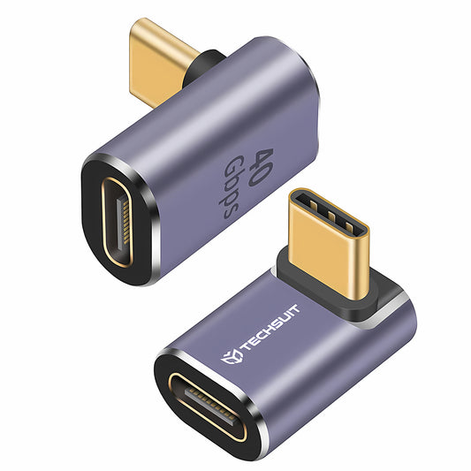 Adapter za prenos podataka i punjenje USB-C - USB-C Techsuit A12 TitanCoreX, Sivi