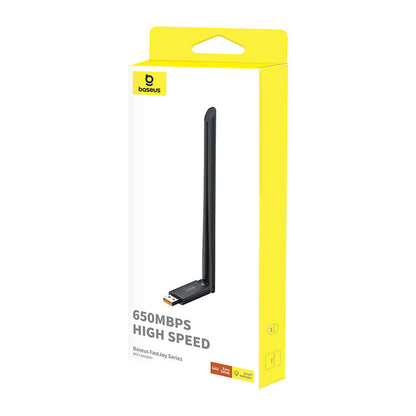 Adapter Wireless Baseus FastJoy, Dual Band, 650Mbps, Crni B01317600111-02