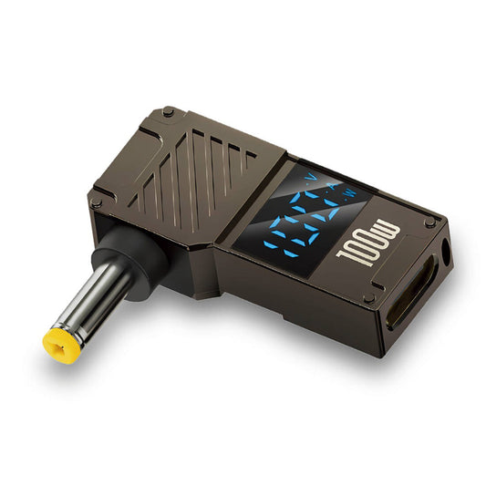 Adaptor Incarcare Techsuit LaptopPlugX A22, DC - USB-C, Sivi