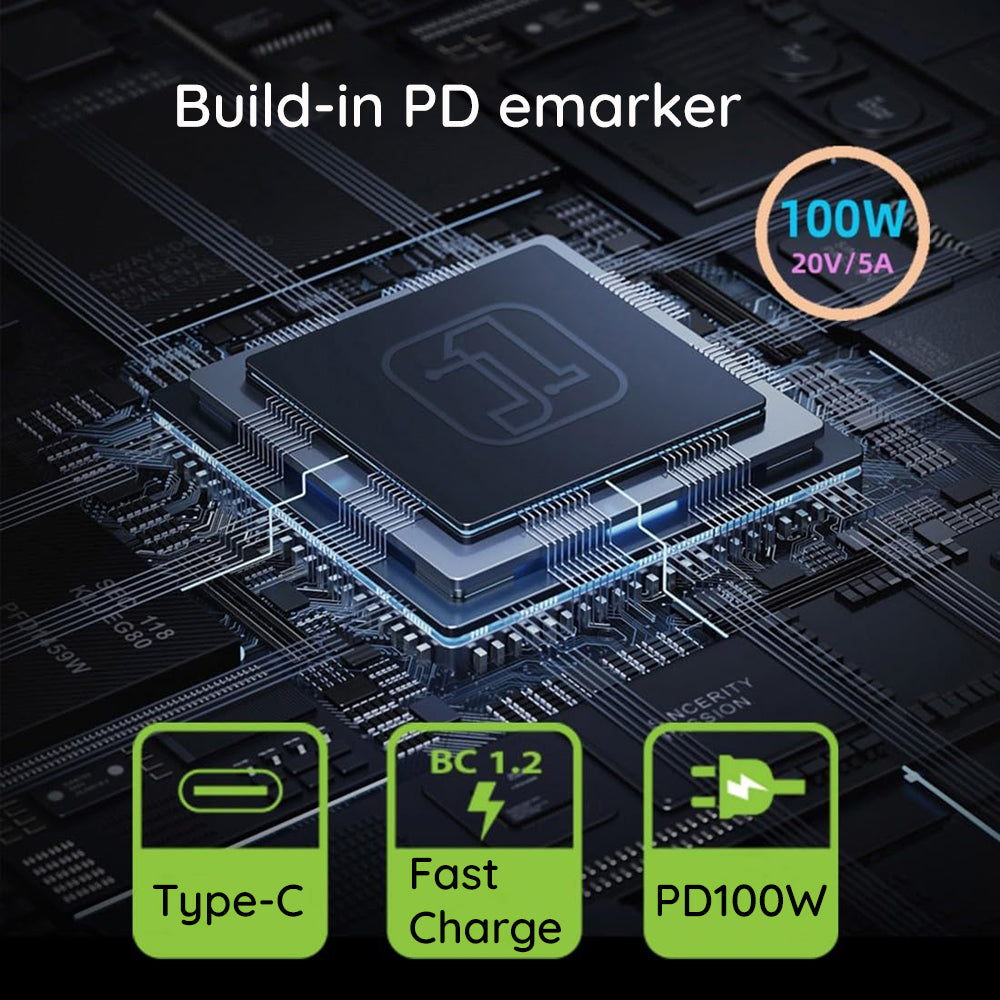 Adaptor Incarcare Techsuit LaptopPlugX A22, DC - USB-C, Sivi