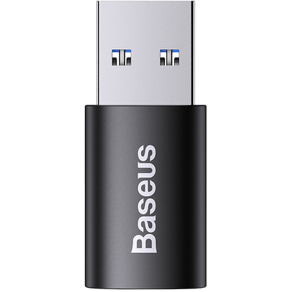 Adapter za prenos podataka i punjenje USB-C - USB-A Baseus Ingenuity, Crni ZJJQ000101