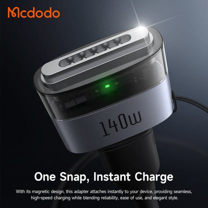 USB-C punjač adapter - MagSafe 3 McDodo OT-8850, Crna