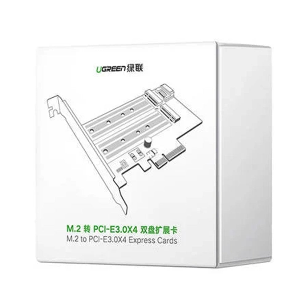 Adapter Interfejs SSD UGREEN CM302 (70504), NVMe M.2 / SATA - PCIe 3.0 X4
