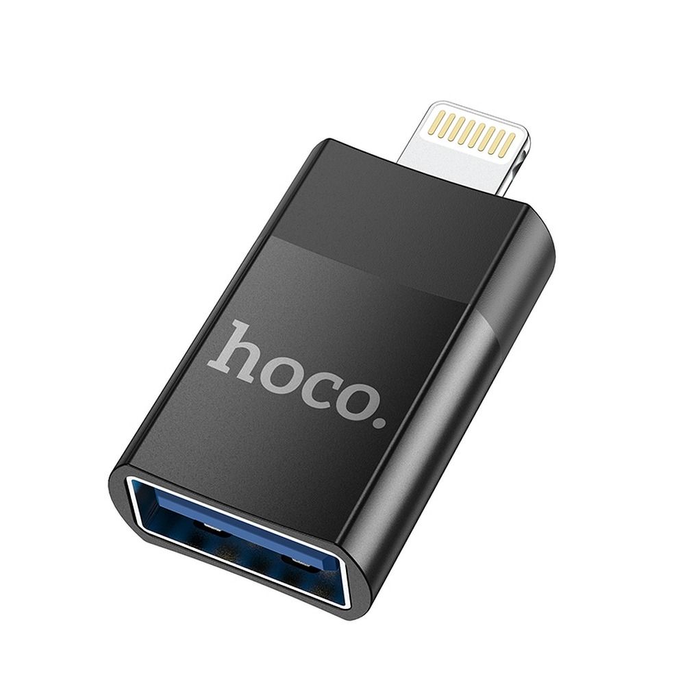 OTG adapter Lightning - USB-A HOCO UA17, Crn