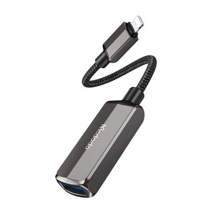 Adaptor OTG Lightning - USB-A McDodo CA-2690, Sivi
