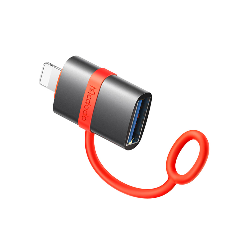 Adaptor OTG Lightning - USB-A McDodo OT-2600, Sivi