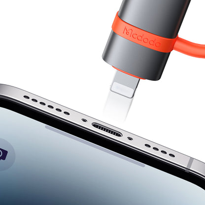 Adaptor OTG Lightning - USB-A McDodo OT-2600, Sivi