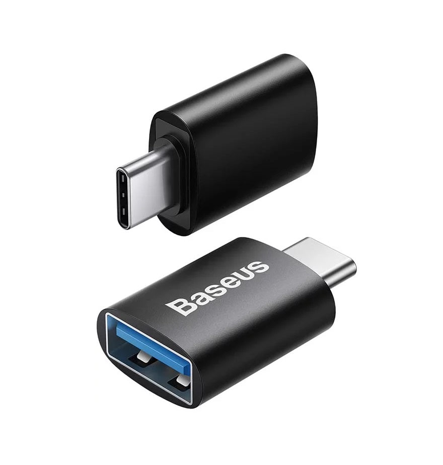 Adapter OTG USB-C - USB-A Baseus Ingenuity, Crni