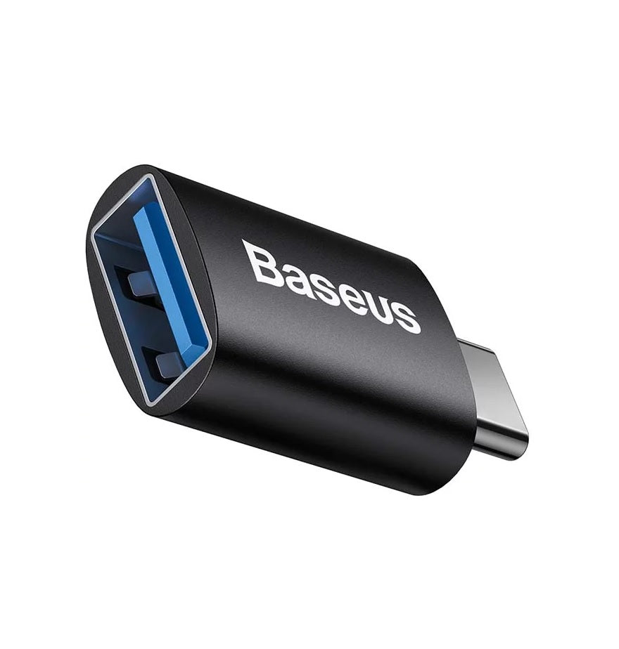 Adapter OTG USB-C - USB-A Baseus Ingenuity, Crni